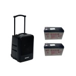 OMNITRONIC Set MOM-10BT4 Modular Wireless PA System + 2x Battery