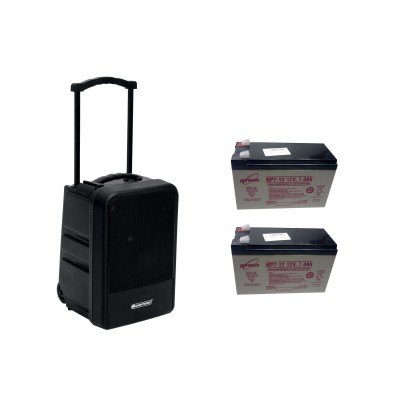 OMNITRONIC Set MOM-10BT4 Modular Wireless PA System + 2x Battery OMNITRONIC Set MOM-10BT4 Modular Wireless PA System + 2x Battery