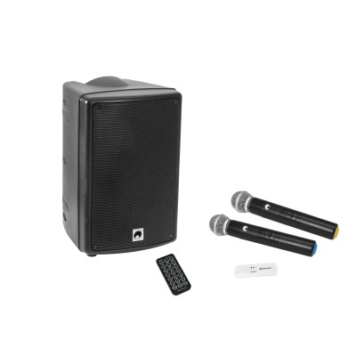 OMNITRONIC Set WAMS-08BT MK2 Wireless PA System + UWM-2HH USB Wireless Mic Set OMNITRONIC Set WAMS-08BT MK2 Wireless PA System + UWM-2HH USB Wireless Mic Set