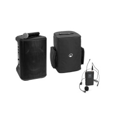 OMNITRONIC Set PORTY-8A Drahtlos-PA-System + Bodypack Transmitter incl. Headset + Soft Bag OMNITRONIC Set PORTY-8A Drahtlos-PA-System + Bodypack Transmitter incl. Headset + Soft Bag
