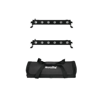 EUROLITE Set 2x LED BAR-6 QCL RGBA + Soft Bag EUROLITE Set 2x LED BAR-6 QCL RGBA + Soft Bag