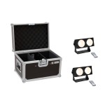 EUROLITE Set 2x LED CBB-2 COB WW Bar + Case