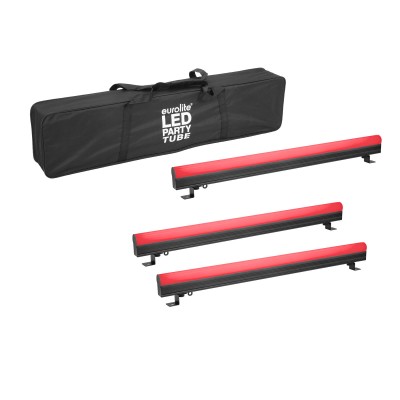 EUROLITE Set 3x AKKU PT-100/32 Pixel DMX Tube + Soft Bag EUROLITE Set 3x AKKU PT-100/32 Pixel DMX Tube + Soft Bag