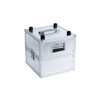 ROADINGER Record Case PRO ALU 50/50, plain, 100LPs ROADINGER Record Case PRO ALU 50/50, plain, 100LPs