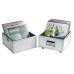 ROADINGER Record Case PRO ALU 50/50, plain, 100LPs ROADINGER Record Case PRO ALU 50/50, plain, 100LPs
