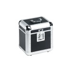 ROADINGER Record Case ALU 75/25, rounded, bk