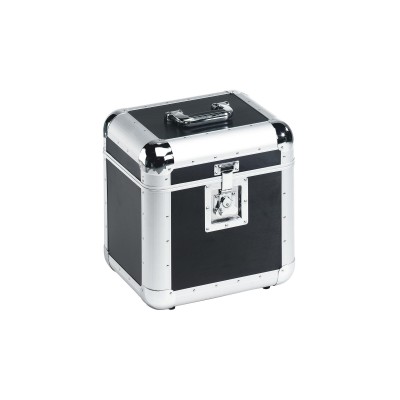 ROADINGER Record Case ALU 75/25, rounded, bk ROADINGER Record Case ALU 75/25, rounded, bk