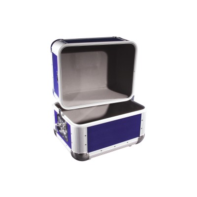 ROADINGER Record Case ALU 50/50, rounded, dark blue ROADINGER Record Case ALU 50/50, rounded, dark blue