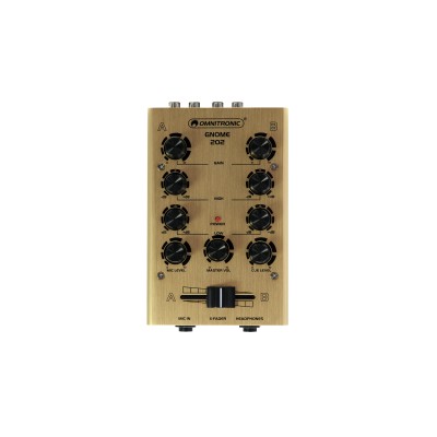 OMNITRONIC GNOME-202 Mini Mixer gold OMNITRONIC GNOME-202 Mini Mixer gold