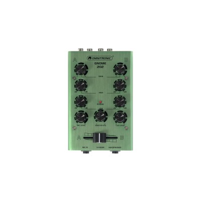 OMNITRONIC GNOME-202 Mini Mixer green OMNITRONIC GNOME-202 Mini Mixer green