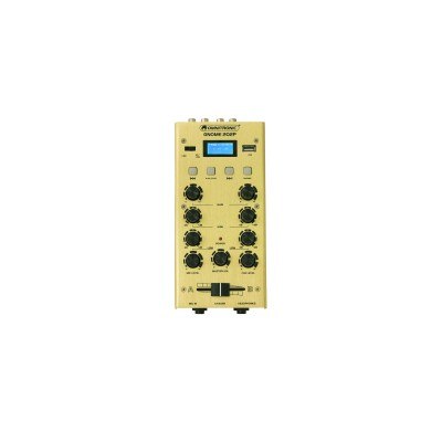 OMNITRONIC GNOME-202P Mini Mixer gold OMNITRONIC GNOME-202P Mini Mixer gold