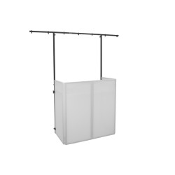 OMNITRONIC Set Compact Mobile DJ Stand incl. Cover + Extension Frame OMNITRONIC Set Compact Mobile DJ Stand incl. Cover + Extension Frame