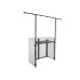 OMNITRONIC Set Compact Mobile DJ Stand incl. Cover + Extension Frame OMNITRONIC Set Compact Mobile DJ Stand incl. Cover + Extension Frame