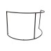 OMNITRONIC Mobile DJ Screen Curved incl. Cover wh OMNITRONIC Mobile DJ Screen Curved incl. Cover wh