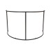 OMNITRONIC Mobile DJ Screen Curved incl. Cover bk OMNITRONIC Mobile DJ Screen Curved incl. Cover bk