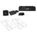 EUROLITE 2x Stage Stand variable incl. Cover and Bag, black