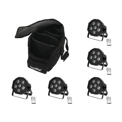 EUROLITE Set 5x LED SLS-603 + Soft Bag EUROLITE Set 5x LED SLS-603 + Soft Bag