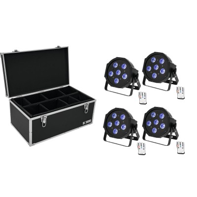 EUROLITE Set 4x LED SLS-603 TCL UV Floor + Case TDV-1 EUROLITE Set 4x LED SLS-603 TCL UV Floor + Case TDV-1