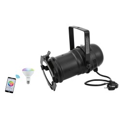 EUROLITE Set PAR-30 Spot bk + LED PAR-30 RGB/WW/CW WiFi EUROLITE Set PAR-30 Spot bk + LED PAR-30 RGB/WW/CW WiFi