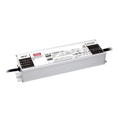 MEANWELL LED Power Supply 156W / 12V IP67 HLG-185H-12 MEANWELL LED Power Supply 156W / 12V IP67 HLG-185H-12