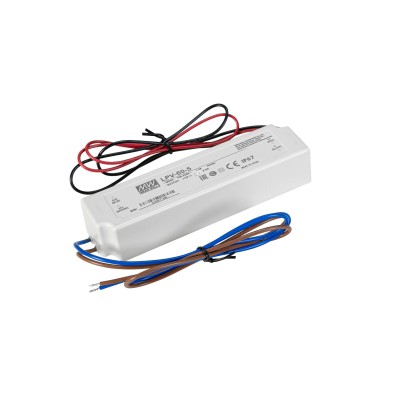 MEANWELL Power Supply 40W / 5V IP67 LPV-60-5 MEANWELL Power Supply 40W / 5V IP67 LPV-60-5