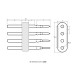 EUROLITE LED Neon Flex 230V Slim RGB Flexible Connector EUROLITE LED Neon Flex 230V Slim RGB Flexible Connector