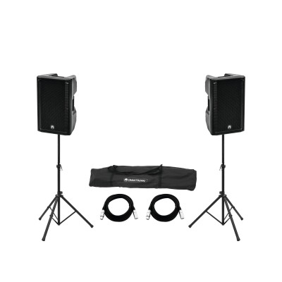 OMNITRONIC Set 2x XKB-212A + Speaker Stand MOVE MK2 OMNITRONIC Set 2x XKB-212A + Speaker Stand MOVE MK2