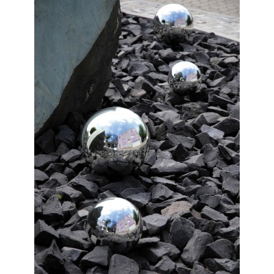 EUROPALMS Deco Ball 30cm, silver EUROPALMS Deco Ball 30cm, silver