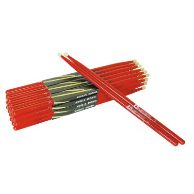DIMAVERY DDS-5A Drumsticks, maple, red DIMAVERY DDS-5A Drumsticks, maple, red