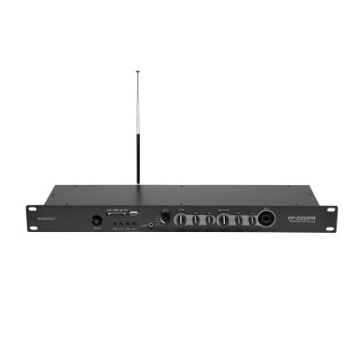 OMNITRONIC EP-220PR Preamplifier with MP3 Player and FM Radio OMNITRONIC EP-220PR Preamplifier with MP3 Player and FM Radio