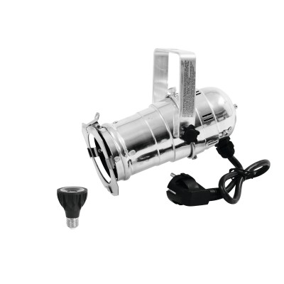 EUROLITE Set PAR-20 Spot sil + PAR-20 230V COB 6W E-27 LED 1800-3000K dim2warm EUROLITE Set PAR-20 Spot sil + PAR-20 230V COB 6W E-27 LED 1800-3000K dim2warm