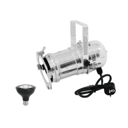 EUROLITE Set PAR-30 Spot sil+ PAR-30 230V COB 12W E-27 LED 1800-3000K dim2warm EUROLITE Set PAR-30 Spot sil+ PAR-30 230V COB 12W E-27 LED 1800-3000K dim2warm