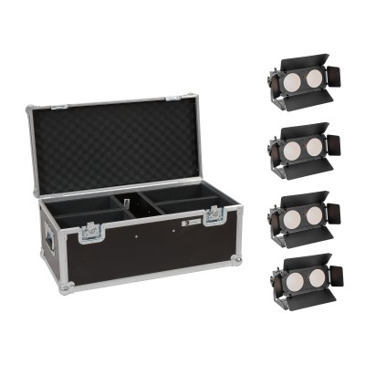 EUROLITE Set 4x LED CBB-2 WW/CW Fairlight + Case EUROLITE Set 4x LED CBB-2 WW/CW Fairlight + Case