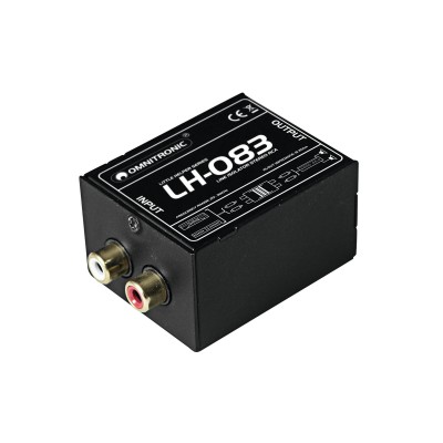 OMNITRONIC LH-083 Stereo Isolator RCA S OMNITRONIC LH-083 Stereo Isolator RCA S