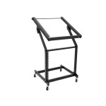 OMNITRONIC Rack Stand 12U/10U adjustable on Wheels