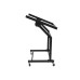 OMNITRONIC Rack Stand 12U/10U adjustable on Wheels