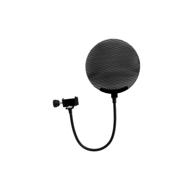 OMNITRONIC Microphone-Pop Filter metal, black OMNITRONIC Microphone-Pop Filter metal, black