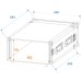 ROADINGER Amplifier Rack PR-2ST, 6U, 57cm deep ROADINGER Amplifier Rack PR-2ST, 6U, 57cm deep