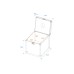 ROADINGER Flightcase Mirror Ball 30cm ROADINGER Flightcase Mirror Ball 30cm