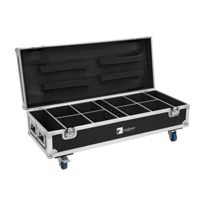 ROADINGER Flightcase 8x AKKU UP-4 QuickDMX with charging function ROADINGER Flightcase 8x AKKU UP-4 QuickDMX with charging function