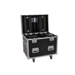 ROADINGER Flightcase HIGHLINE 4x LED IP TMH-S250/B250, with wheels