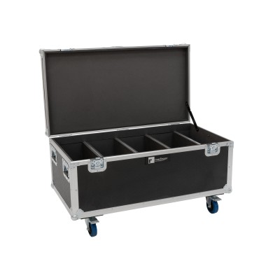 ROADINGER Flightcase 4x Multiflood IP 18x10W RGBW Wash CRMX, with wheels MK2 ROADINGER Flightcase 4x Multiflood IP 18x10W RGBW Wash CRMX, with wheels MK2