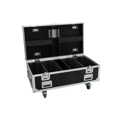 ROADINGER Flightcase HIGHLINE 4x Multiflood Pro IP SMD RGBW Strobe/Wash MK2, with wheels ROADINGER Flightcase HIGHLINE 4x Multiflood Pro IP SMD RGBW Strobe/Wash MK2, with wheels