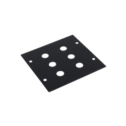 OMNITRONIC Module 2U 6x 6.3mm plug 88x88mm