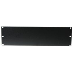 OMNITRONIC Front Panel Z-19U-shaped, steel, black 3U