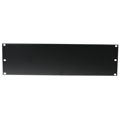 OMNITRONIC Front Panel Z-19U-shaped, steel, black 3U OMNITRONIC Front Panel Z-19U-shaped, steel, black 3U