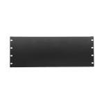 OMNITRONIC Front Panel Z-19U-shaped, steel, black 4U