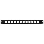 OMNITRONIC Front Panel Z-19 12 x XLR (D-type) 1U