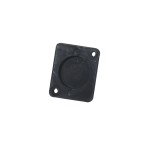 ACCESSORY Universal XLR Blanking Plate, black plast