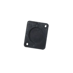 ACCESSORY Universal XLR Blanking Plate, black plast
